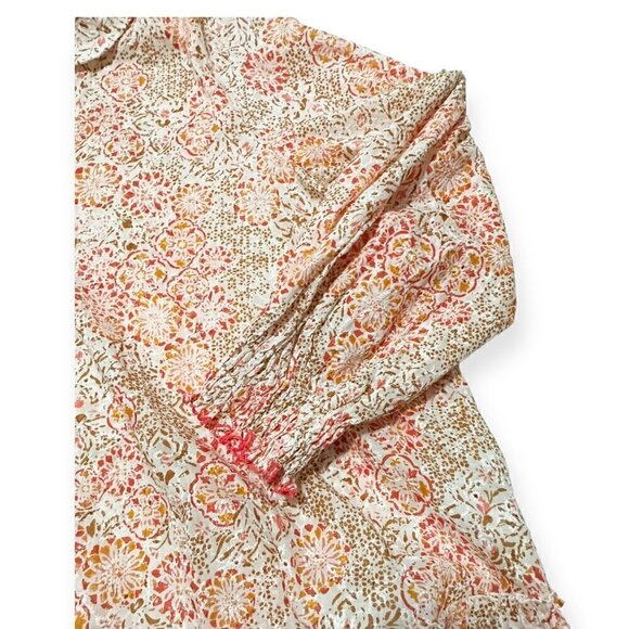 Ulla Johnson White Cotton Laurenza Blouse, puff sleeves, Size 0, New with Tag - Picture 9 of 16